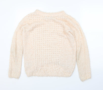 New Look Womens Pink   Pullover Jumper Size 8