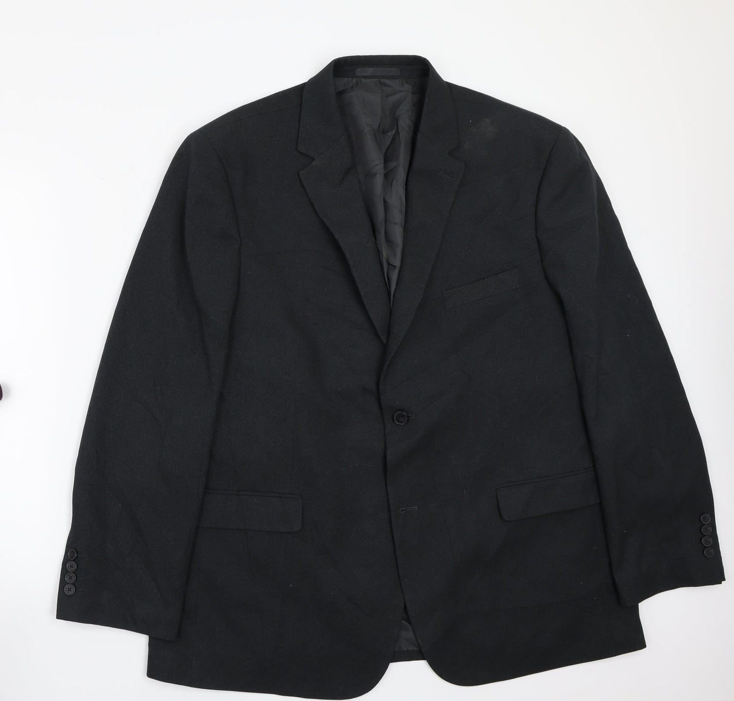 Mens UK Size 42 Greenwoods Regular Black Suit Jacket