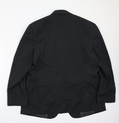 Mens UK Size 42 Greenwoods Regular Black Suit Jacket