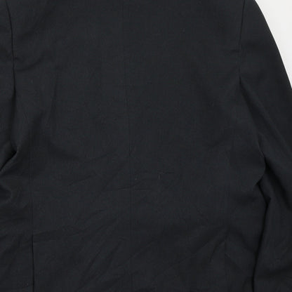 Mens UK Size 42 Greenwoods Regular Black Suit Jacket