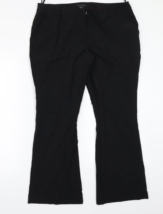 Primark Womens Black   Trousers  Size 16 L27 in