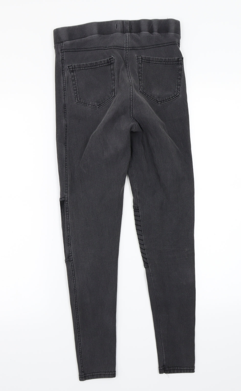 Womens UK Size 10 Papaya Regular Fit Skinny Grey Jeans