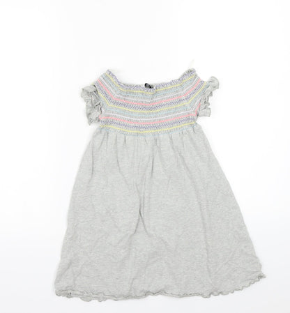 Marks and Spencer Girls Grey   A-Line  Size 5-6 Years