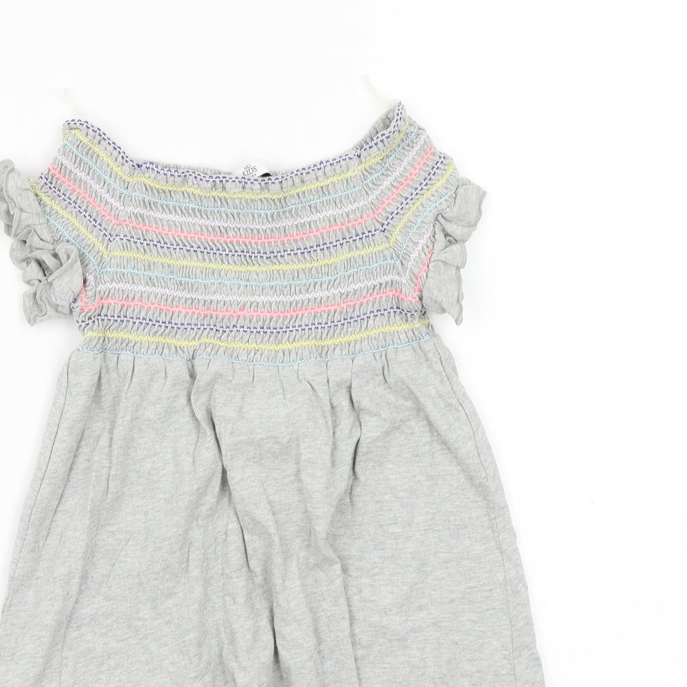 Marks and Spencer Girls Grey   A-Line  Size 5-6 Years