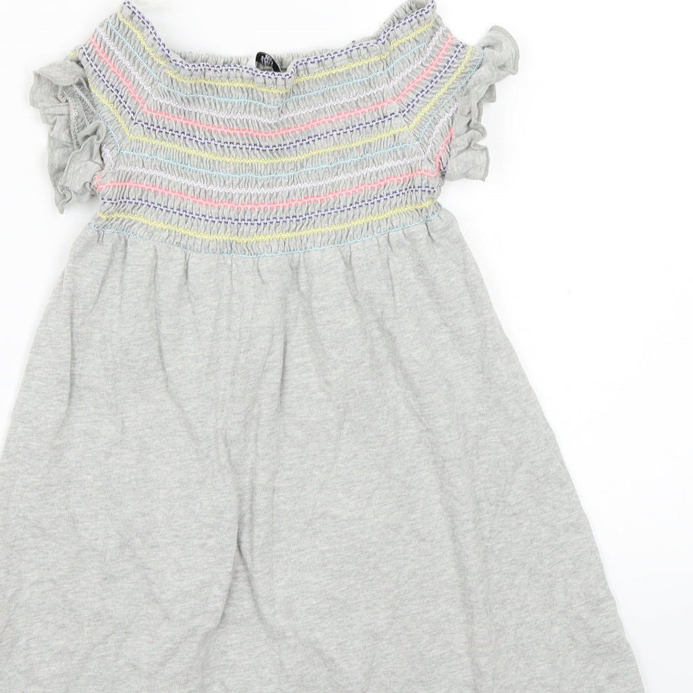 Marks and Spencer Girls Grey   A-Line  Size 5-6 Years