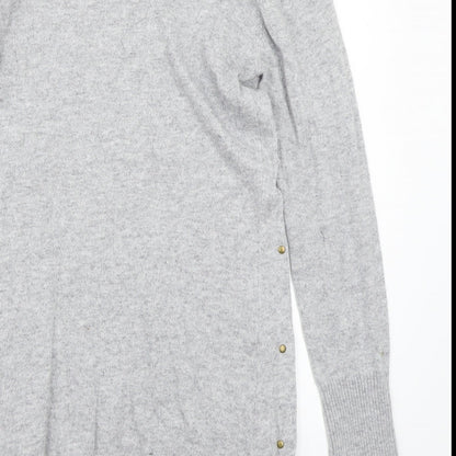 M&Co Womens Grey   Pullover Jumper Size L