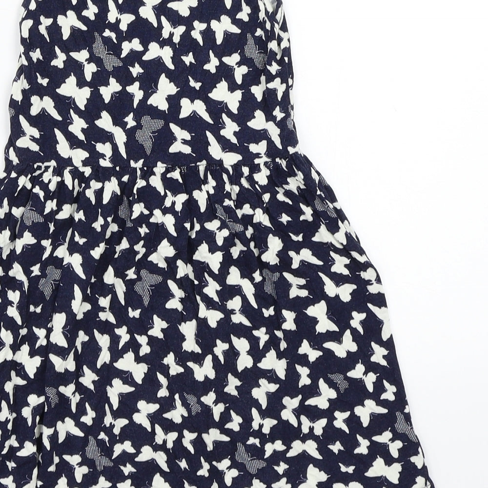 Girl2girl Girls Blue Animal Print  A-Line  Size 2-3 Years