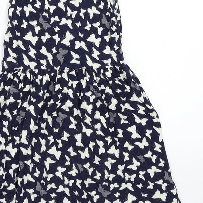 Girl2girl Girls Blue Animal Print  A-Line  Size 2-3 Years