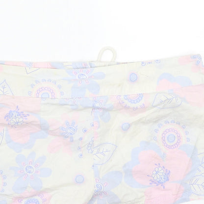 Papaya Womens Blue Floral  Bermuda Shorts Size 12
