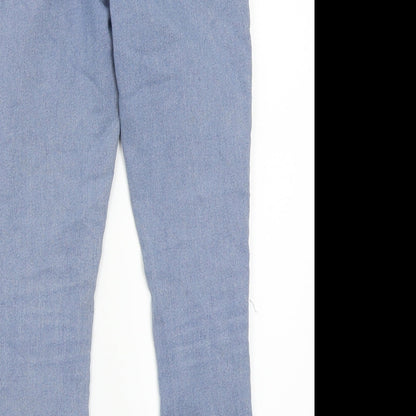 Boohoo Womens Blue   Cropped Jeans Size 10 L24 in