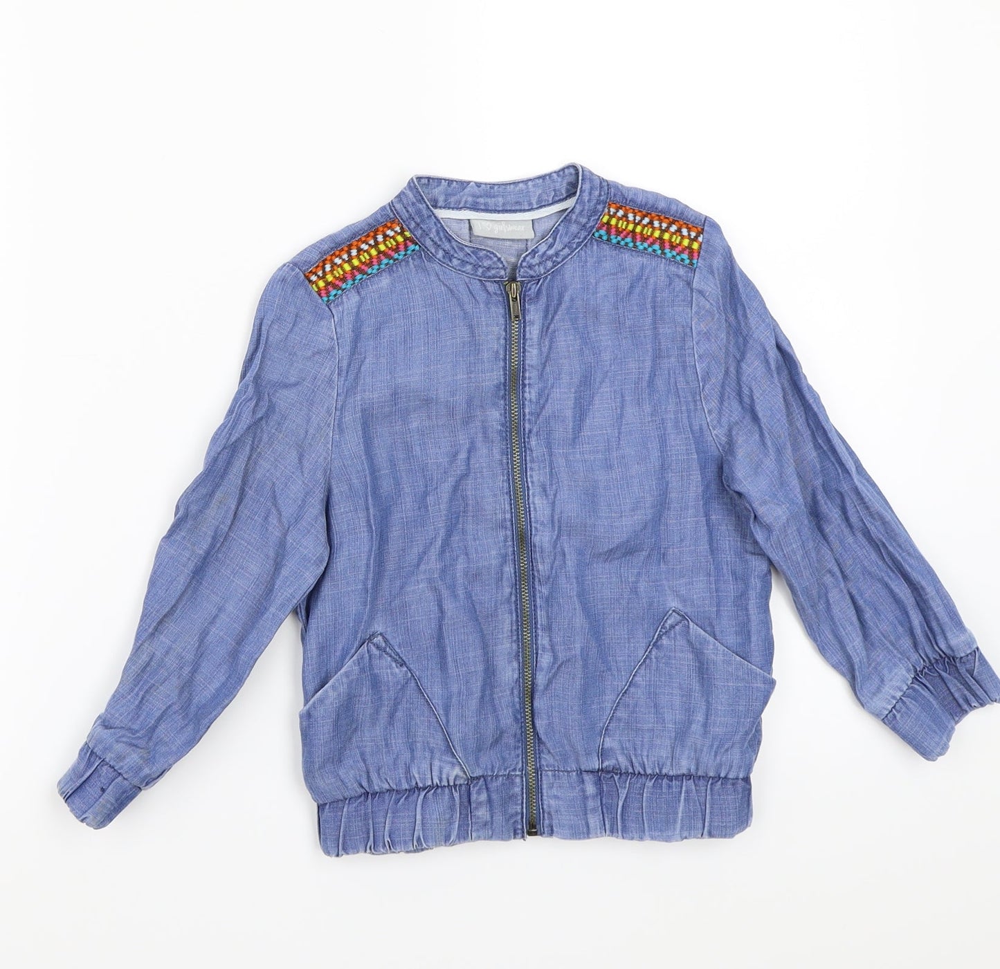 Matalan Girls Blue   Jacket Coat Size 5 Years
