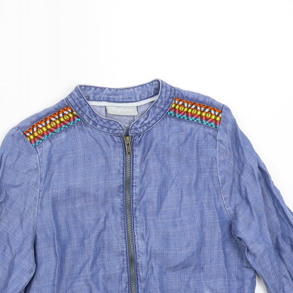 Matalan Girls Blue   Jacket Coat Size 5 Years