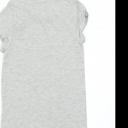 Next Girls Grey   Basic T-Shirt Size 7 Years