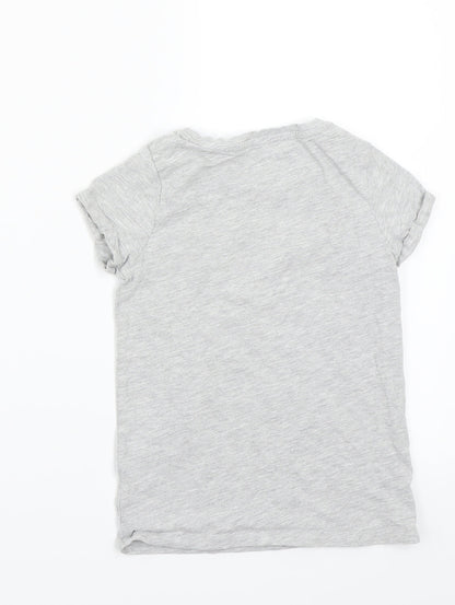 Next Girls Grey   Basic T-Shirt Size 6 Years