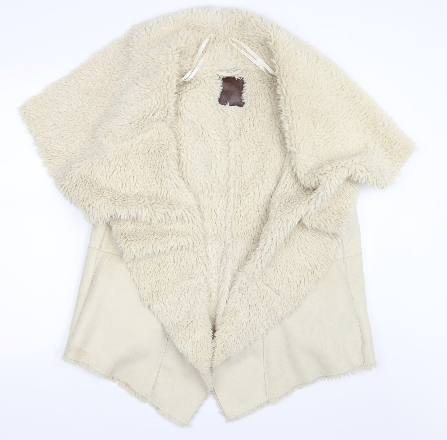 New Look Womens Beige   Gilet Waistcoat Size 12