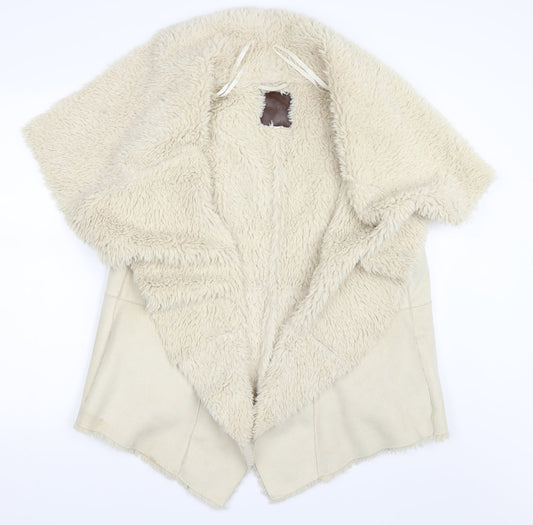 New Look Womens Beige   Gilet Waistcoat Size 12