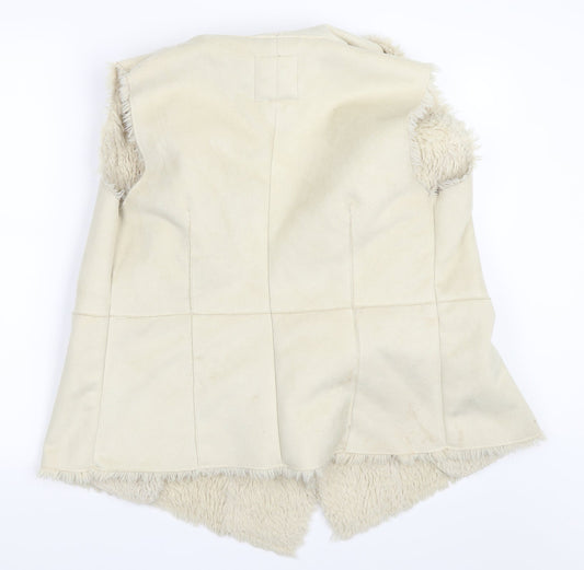 New Look Womens Beige   Gilet Waistcoat Size 12