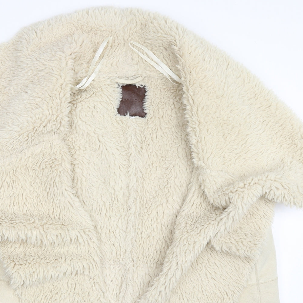 New Look Womens Beige   Gilet Waistcoat Size 12