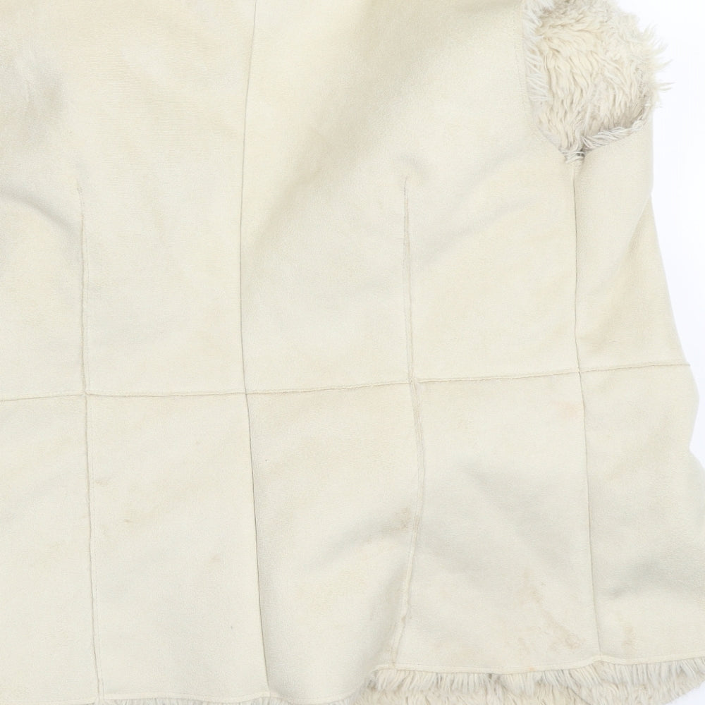 New Look Womens Beige   Gilet Waistcoat Size 12
