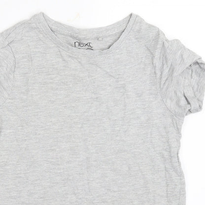 Next Girls Grey   Basic T-Shirt Size 7 Years