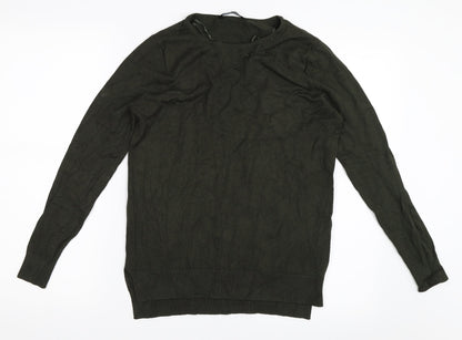 Peacocks Womens Green   Pullover Jumper Size 10