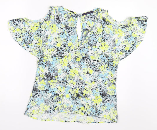 Womens UK Size 8 Marks and Spencer Yellow Basic Blouse