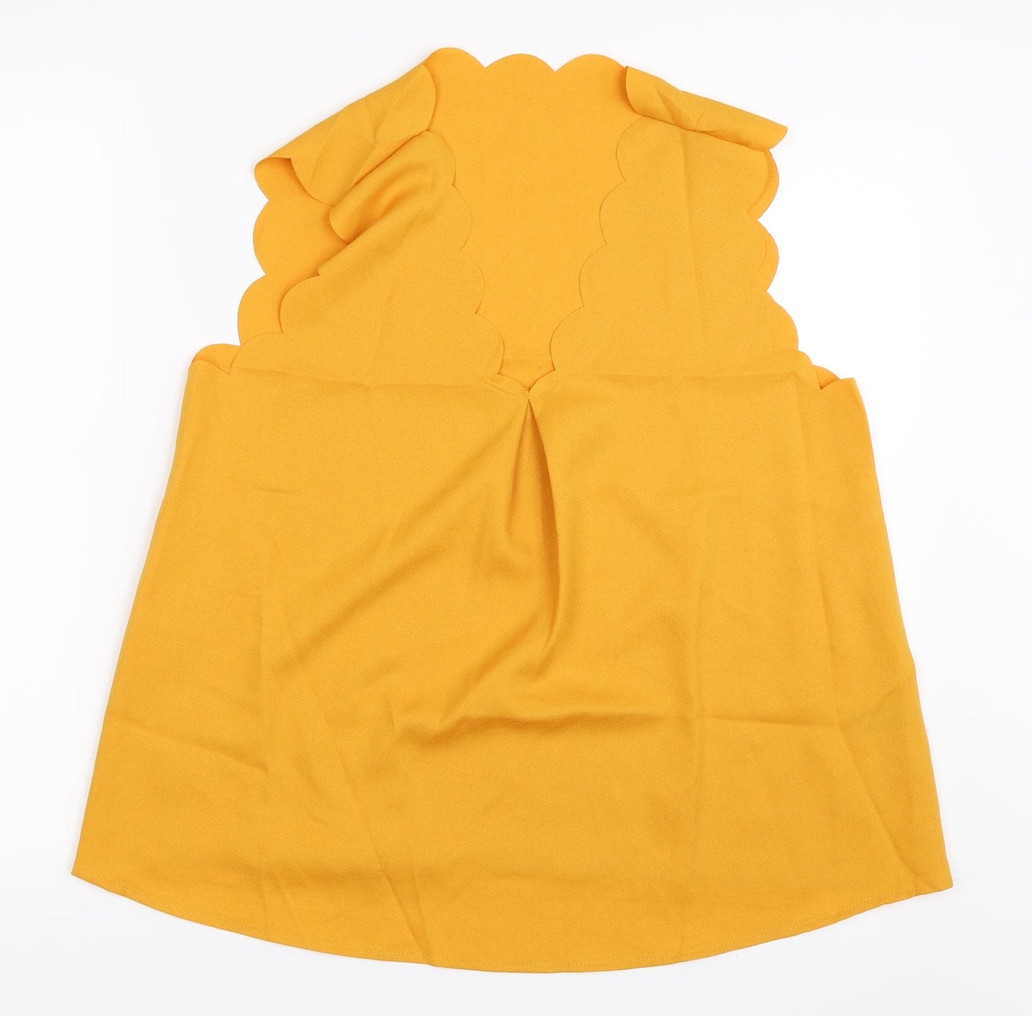 SheIn Womens Yellow   Basic Blouse Size M