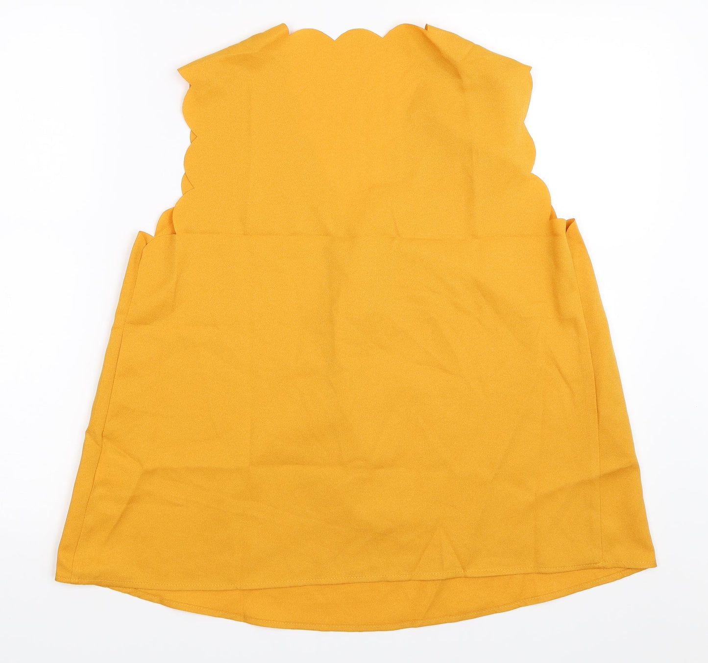 SheIn Womens Yellow   Basic Blouse Size M