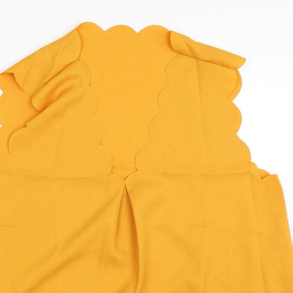 SheIn Womens Yellow   Basic Blouse Size M