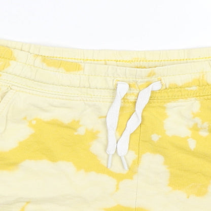 H&M Girls Yellow   Hot Pants Shorts Size 11-12 Years