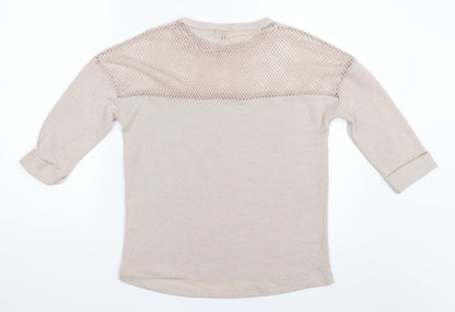 River Island Womens Beige   Pullover Jumper Size 10