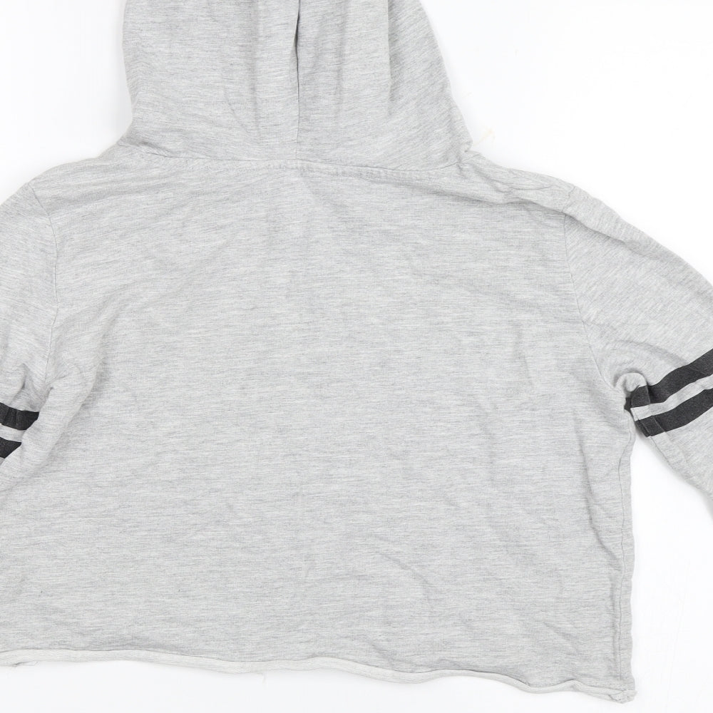 H&M Girls Grey   Pullover Hoodie Size 12-13 Years