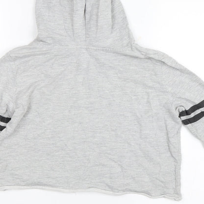 H&M Girls Grey   Pullover Hoodie Size 12-13 Years