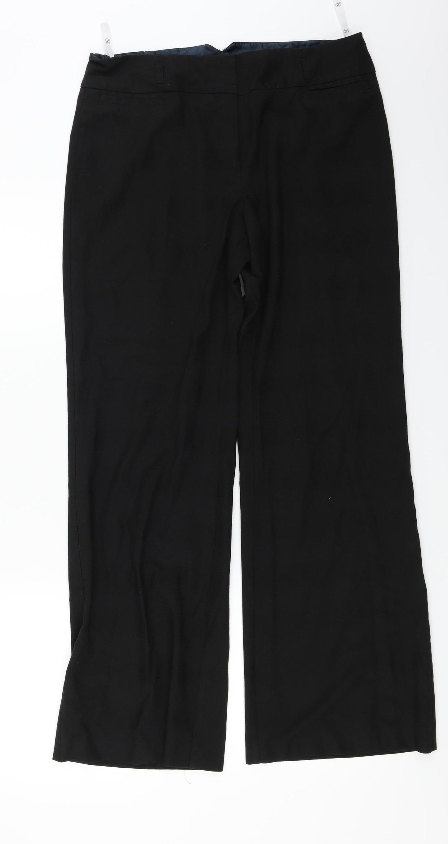 Womens UK Size 12 NEXT Regular Fit  Black Trousers