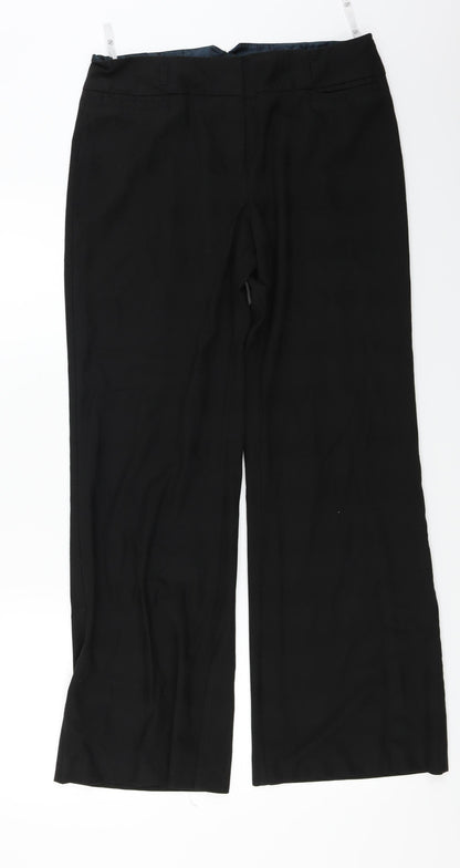 Womens UK Size 12 NEXT Regular Fit  Black Trousers