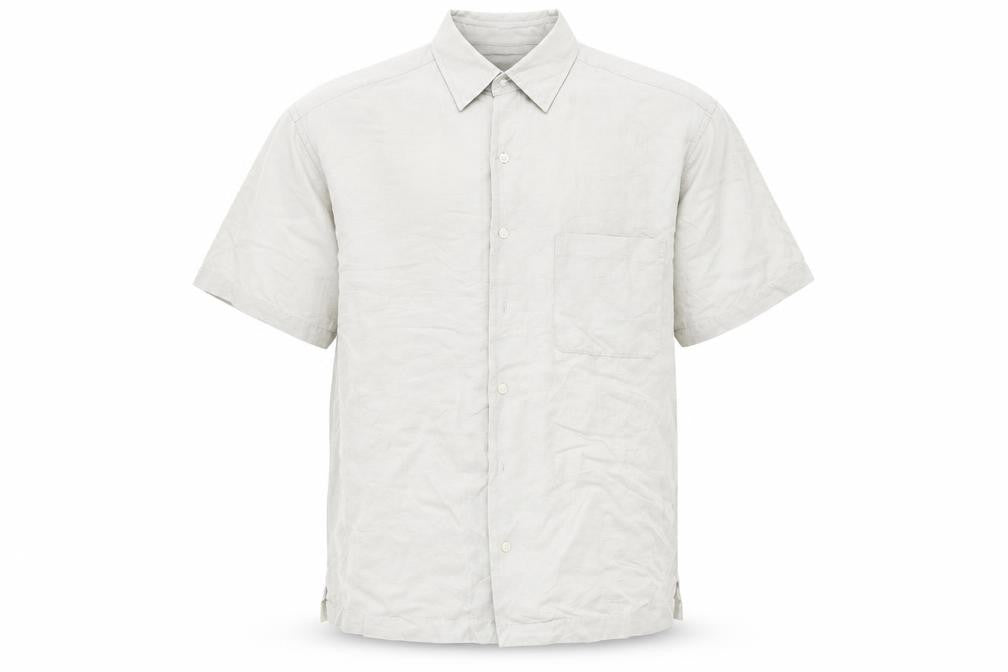 Mens UK Size M inspired by italy Grey  Button-Up Short Sleeve Casual Shirt