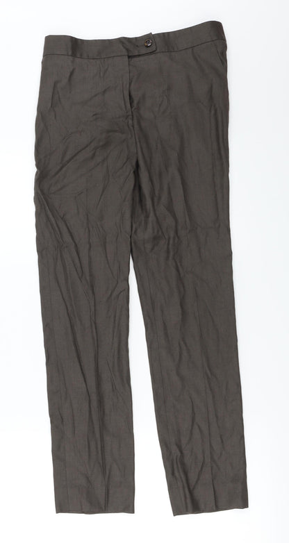 Yaly Couture  Womens Brown   Trousers  Size 28 in L25 in