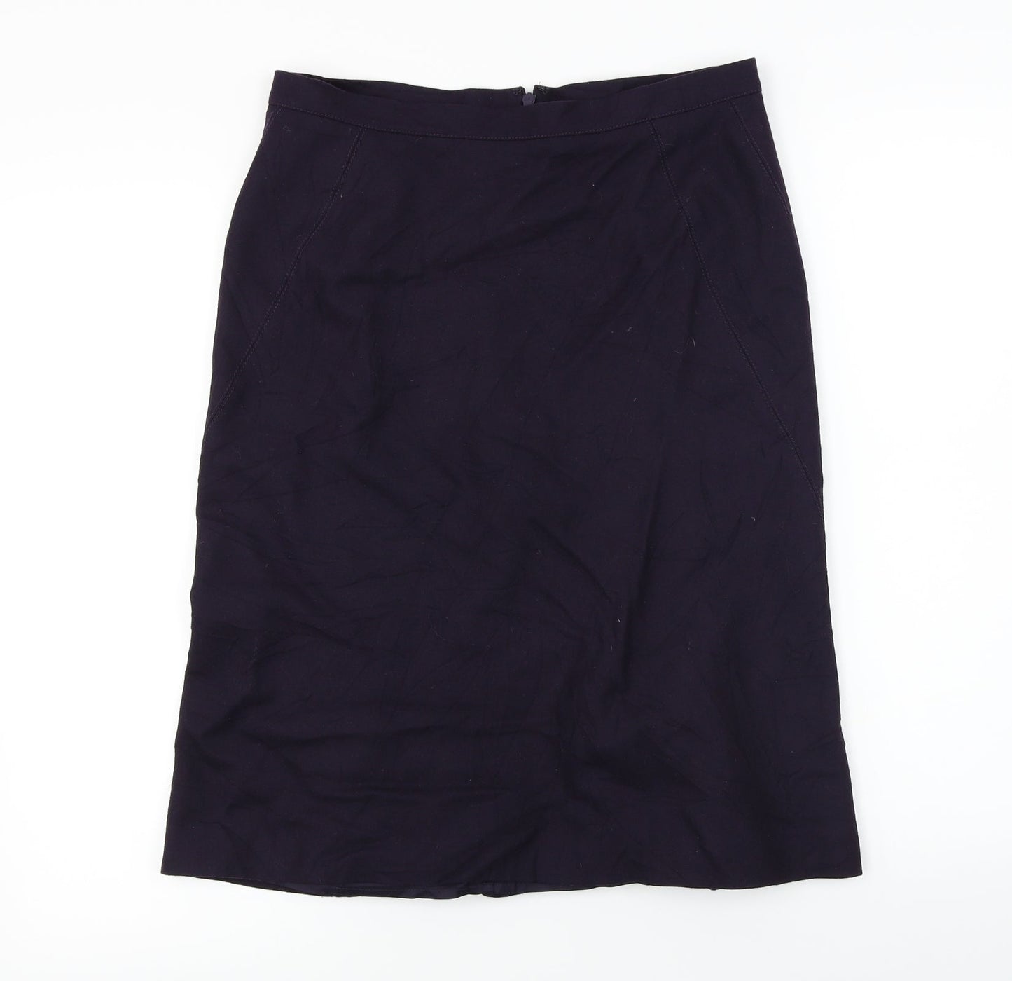 keu Womens Purple   A-Line Skirt Size 12