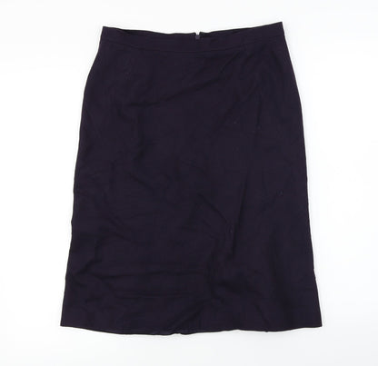 keu Womens Purple   A-Line Skirt Size 12