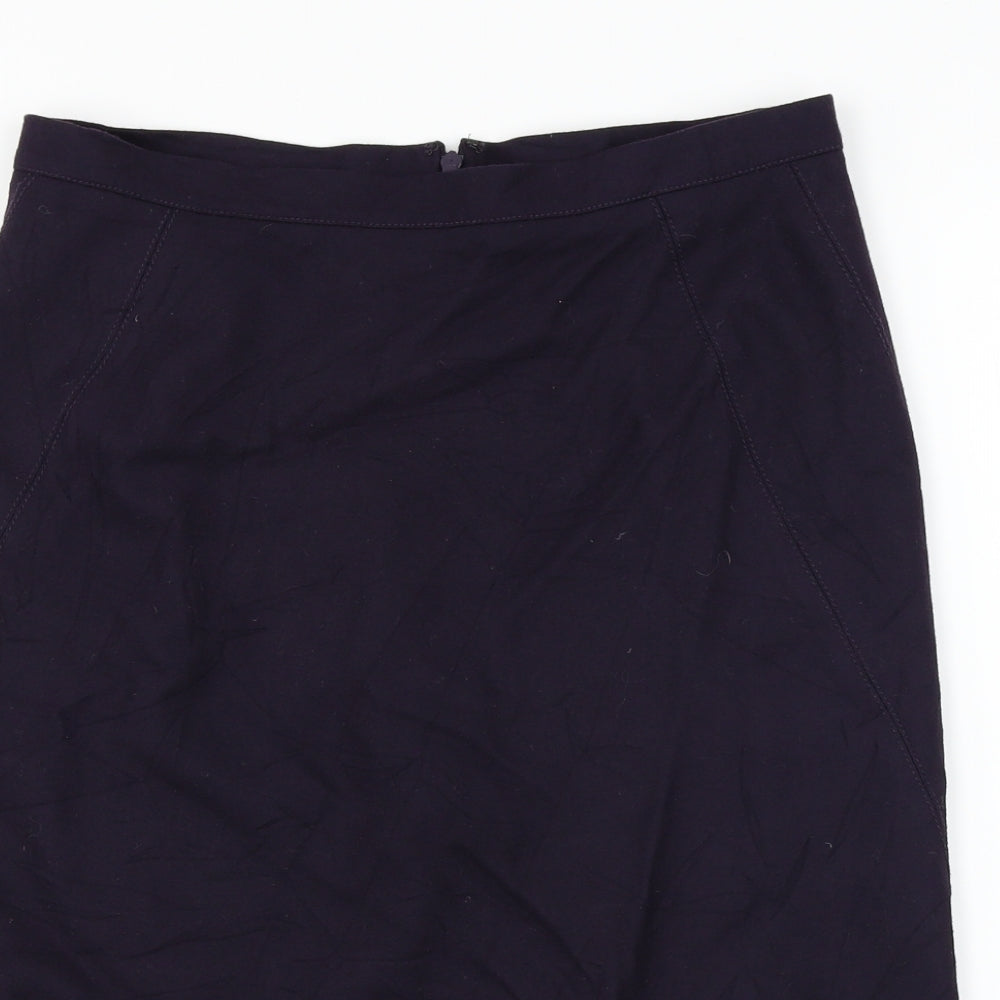 keu Womens Purple   A-Line Skirt Size 12