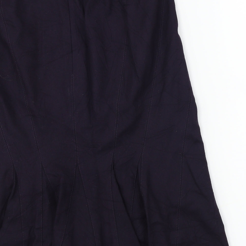 keu Womens Purple   A-Line Skirt Size 12