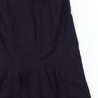 keu Womens Purple   A-Line Skirt Size 12
