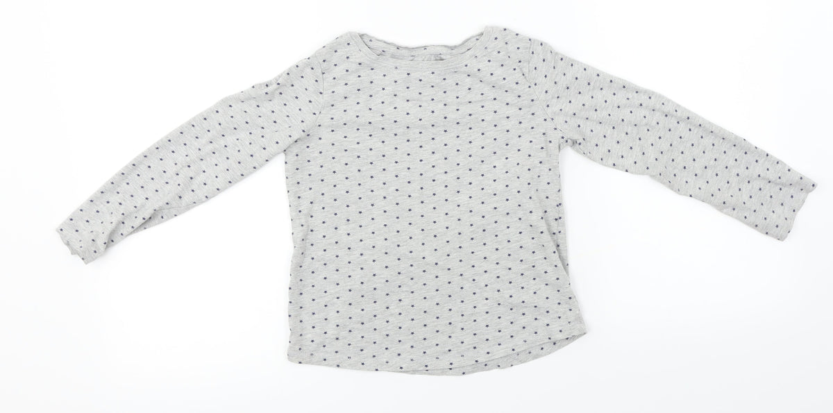 Next  Girls Grey   Basic T-Shirt Size 7 Years