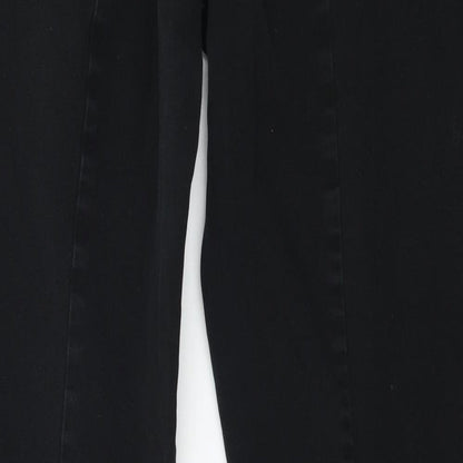 ultra skinny Womens Black   Straight Jeans Size 14 L24 in
