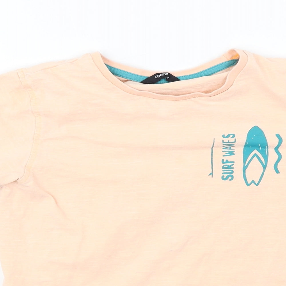 George  Girls Pink   Basic T-Shirt Size 9-10 Years