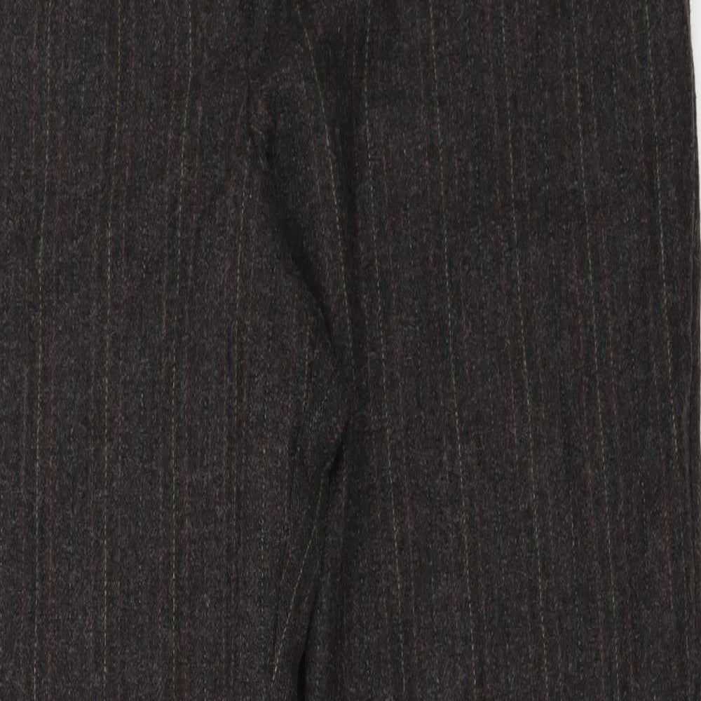 Womens UK Size 34 in Marks and Spencer Regular Fit  Brown Trousers