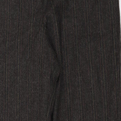 Womens UK Size 34 in Marks and Spencer Regular Fit  Brown Trousers