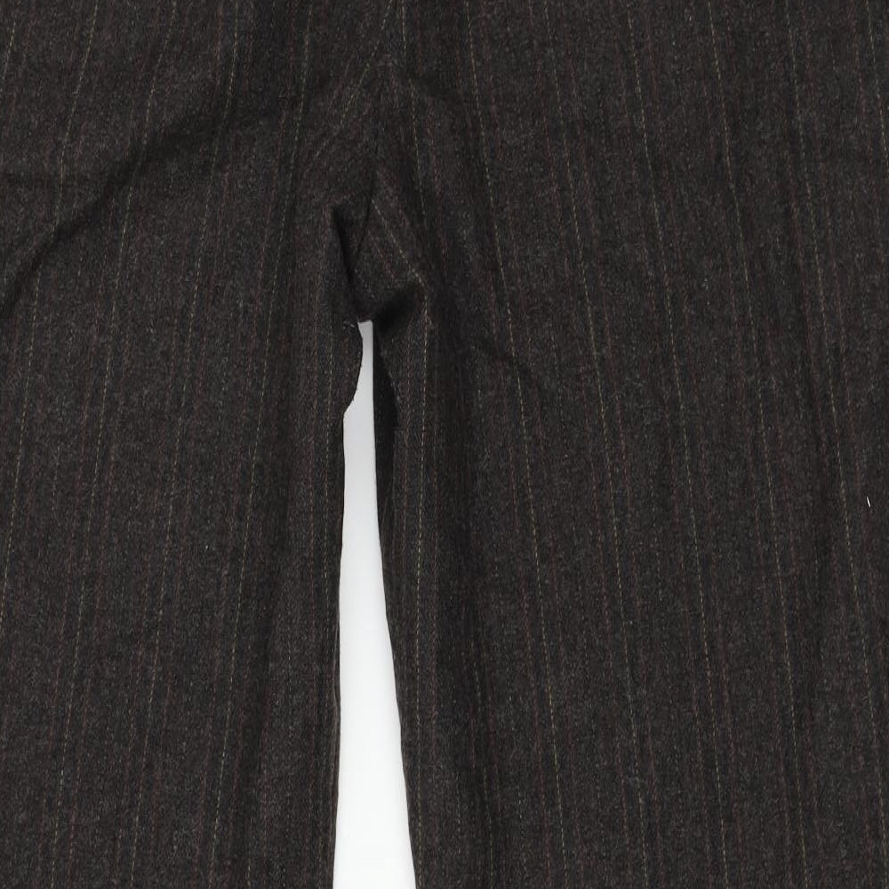 Womens UK Size 34 in Marks and Spencer Regular Fit  Brown Trousers