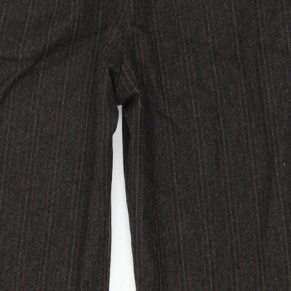 Womens UK Size 34 in Marks and Spencer Regular Fit  Brown Trousers