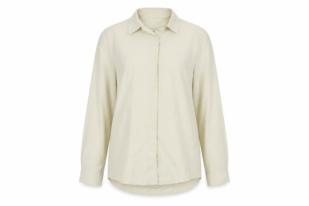 Womens UK Size M Orvis Ivory Basic Button-Up